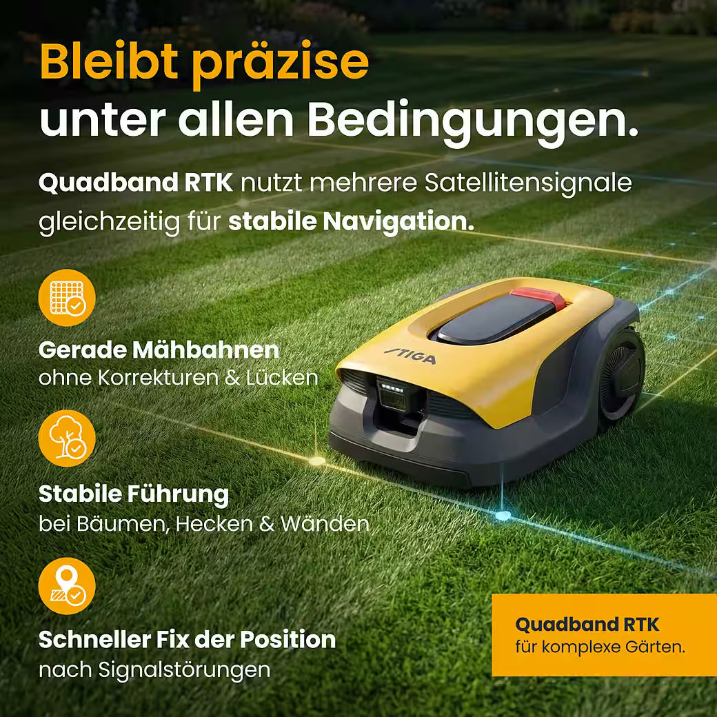STIGA A 6v – Rasenmähroboter ohne Begrenzungskabel