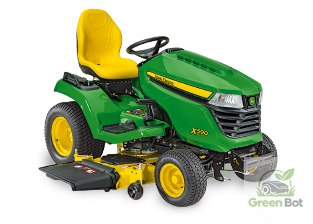 John Deere X590 mit 137 cm Mähdeck