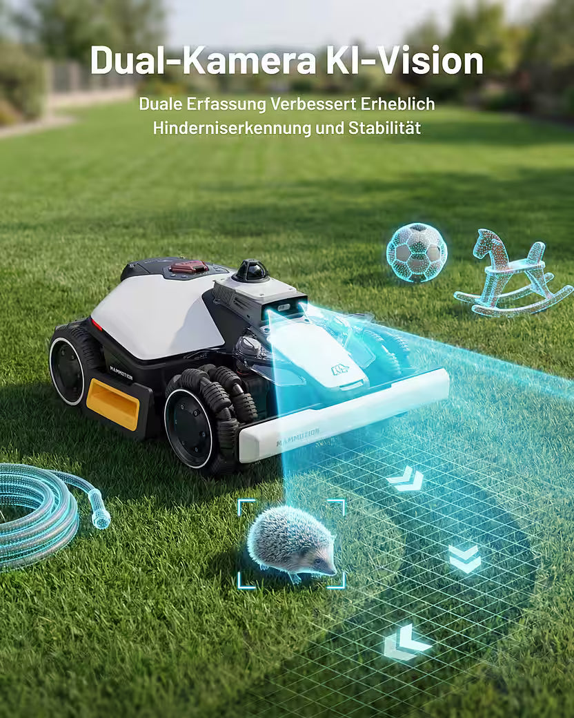 MAMMOTION LUBA Mini 2 AWD 1500 – Mähroboter ohne Begrenzungsdraht