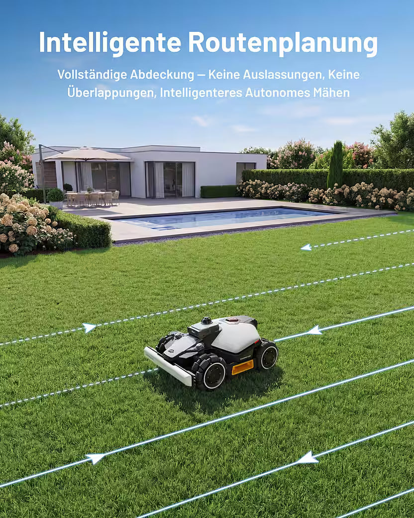 MAMMOTION LUBA Mini 2 AWD 1500 – Mähroboter ohne Begrenzungsdraht