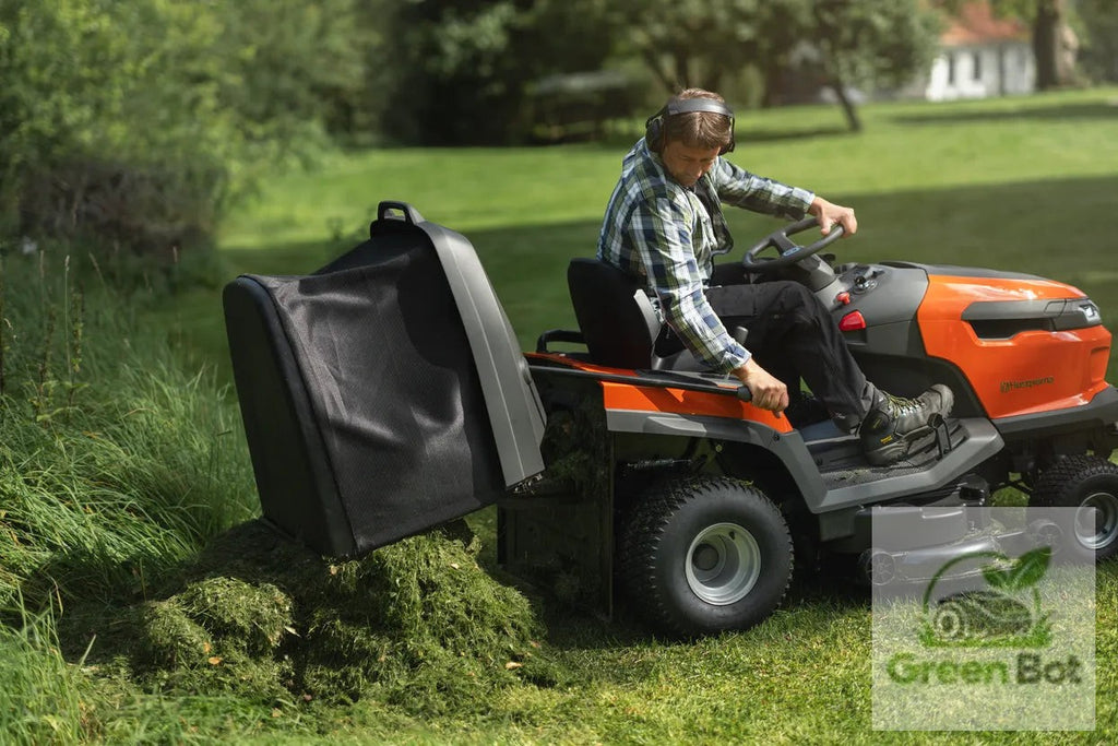 Husqvarna TC 220 T – Aufsitzmäher mit Grasfangkorb
