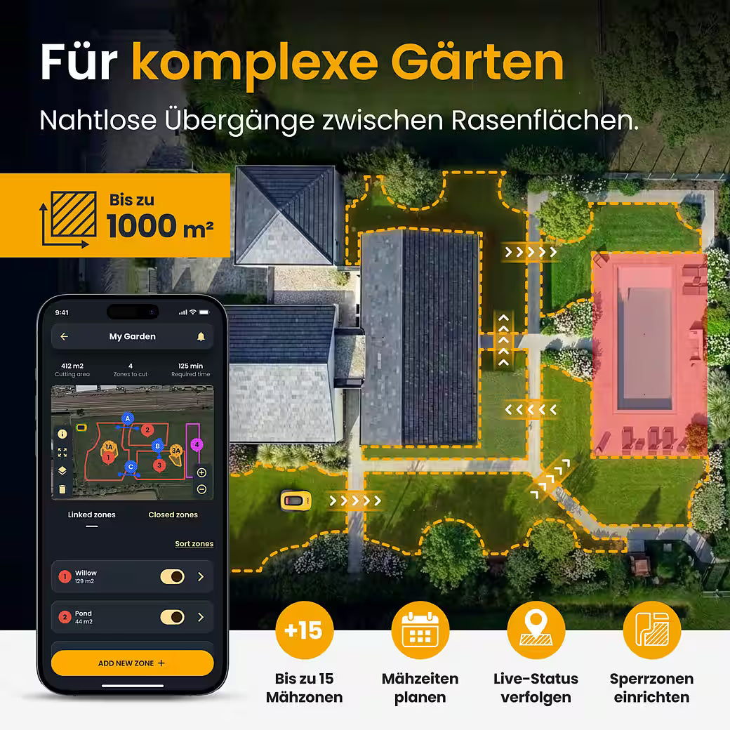 STIGA A 10v Rasenmähroboter – Kabellos, intelligent und präzise