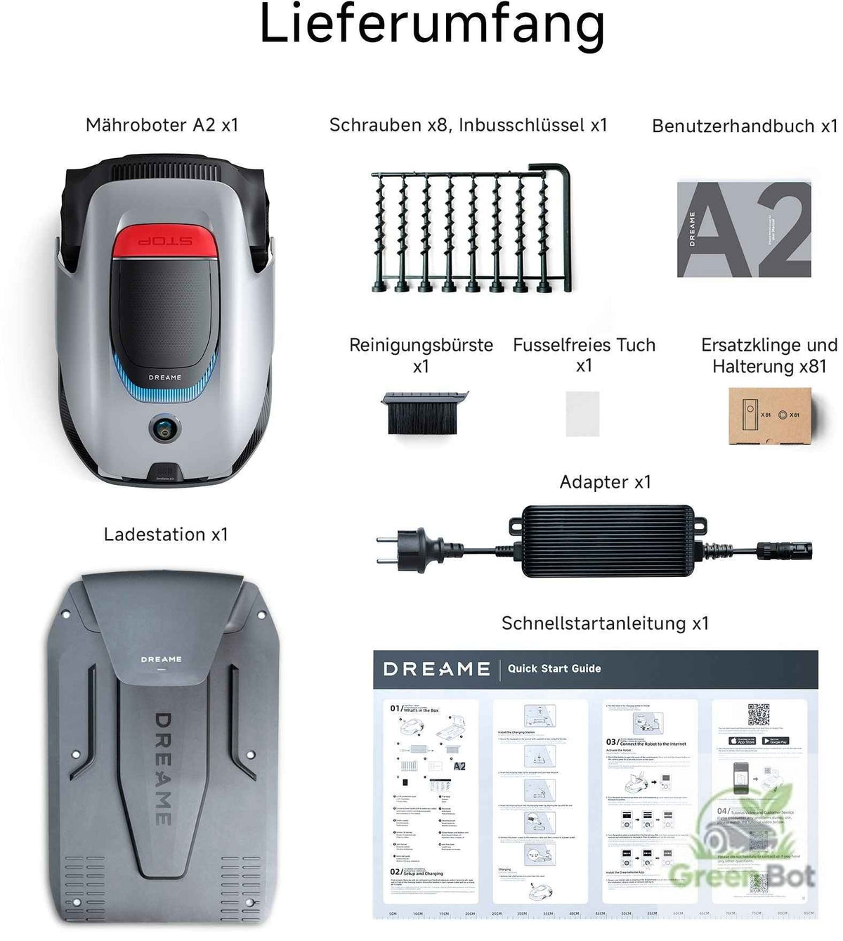 DREAME Roboticmower A2 1200 – Intelligenter Mähroboter mit LiDAR &amp; KI