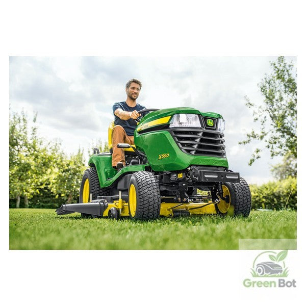 John Deere X590 mit 137 cm Mähdeck