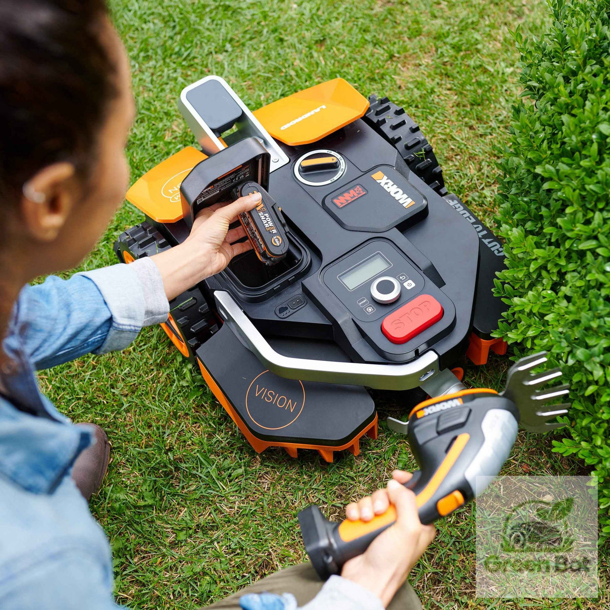 WORX Landroid VISION L1600 – Intelligenter Mähroboter ohne Begrenzungskabel